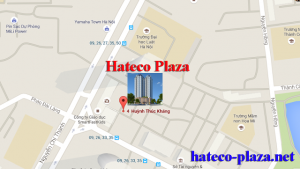 vị trí dự án hateco plaza