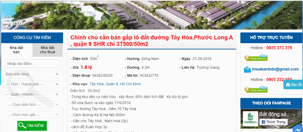 đăng tin hiệu quả lên trang bds